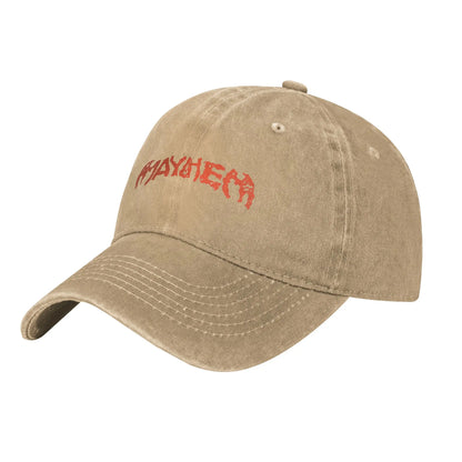 Lady Gaga Mayhem New Album Baseball Cap Vintage Distressed Denim