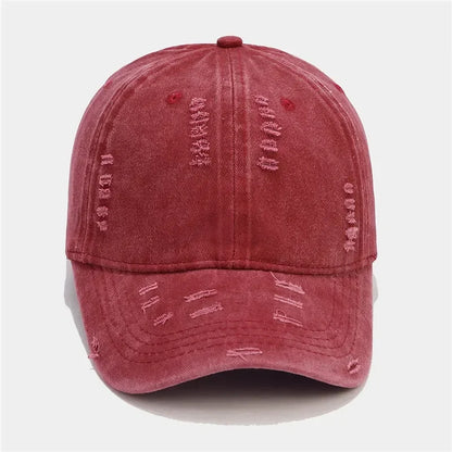 Cotton Solid Color Casquette Baseball Cap Adjustable Outdoor