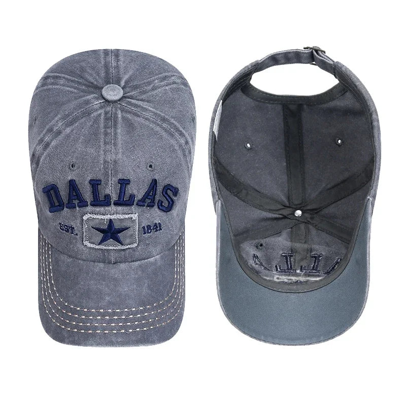 Unisex Washed Cotton Vintage Cap
