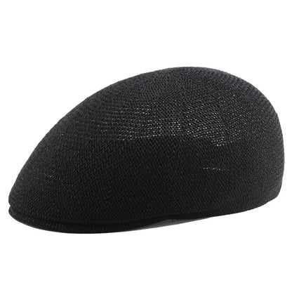 Summer Straw Hat Men Berets Fashion Newsboy Cap