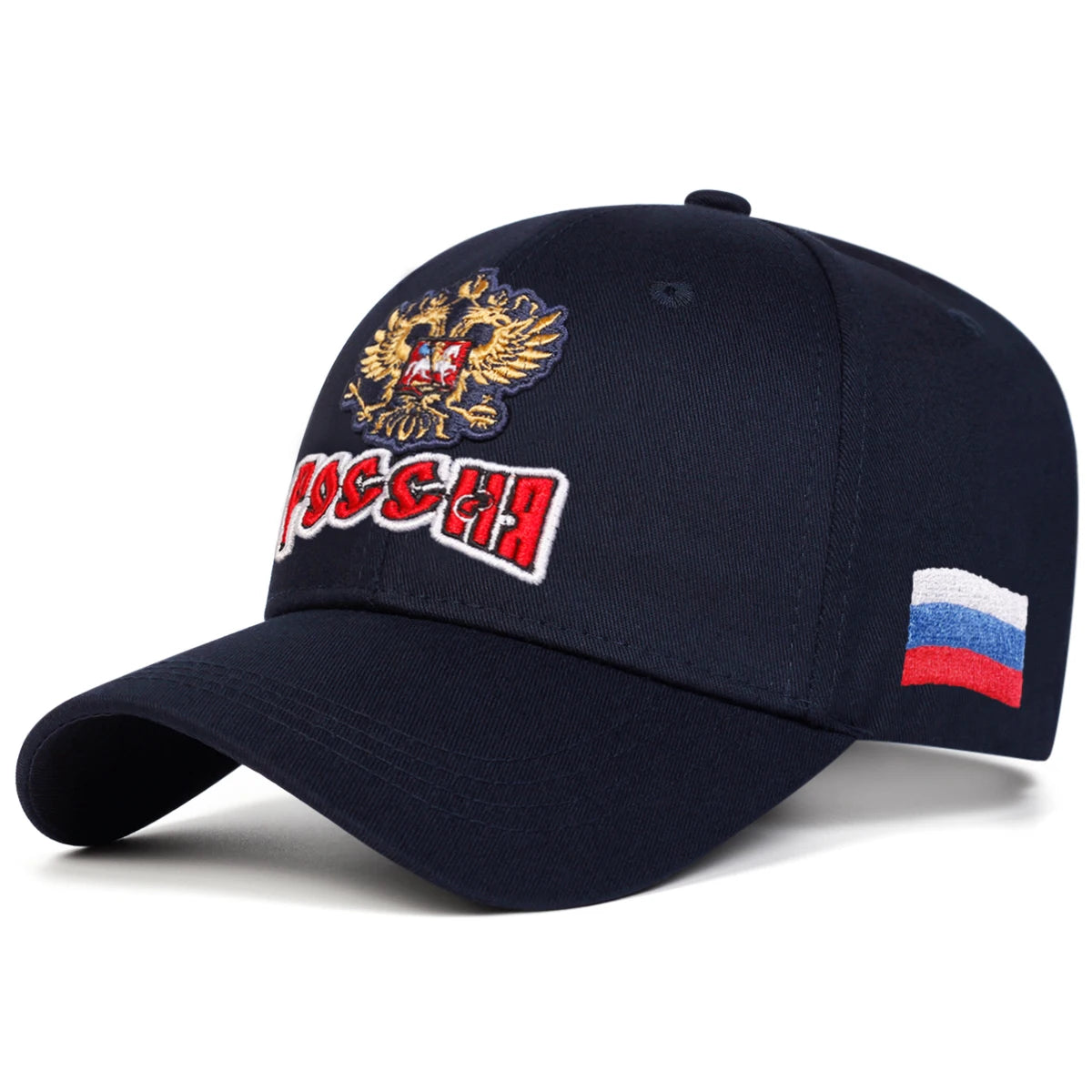 Unisex Double-headed Eagle Embroidery Baseball Caps Spring Autumn