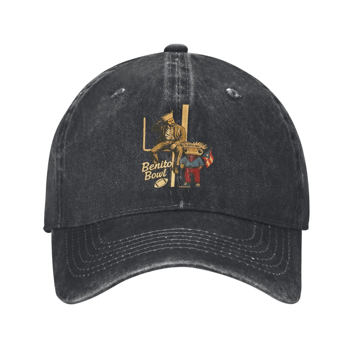 Bad Bunny Puerto Rican Flag Benito Bowl Sun Baseball Cap Women Men