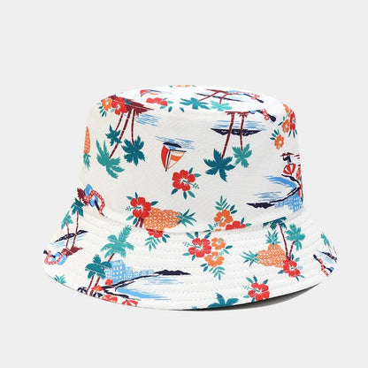 Unisex Panama Bucket Hats Ethnic Style Pattern Fisherman Cap For Men And Women