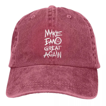 Make Emo Great Again Young Outdoors A Baseball Cap