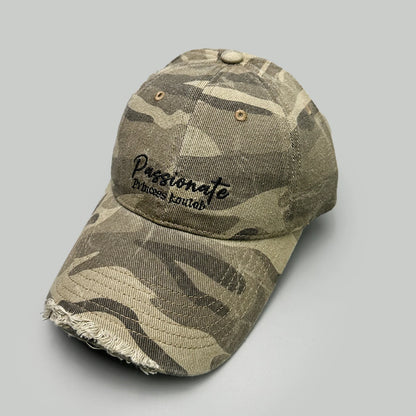 Camouflage Flowers Star Letter Embroidery Baseball Hats