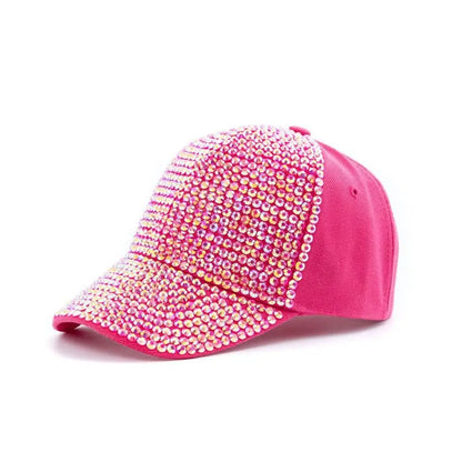 Fashion Adjustable Rhinestones Baseball Caps