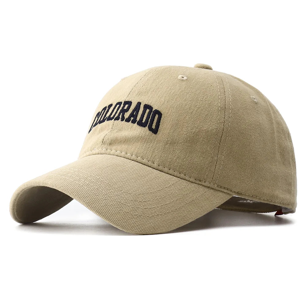 New Colorado Letter Embroidered Baseball Hat