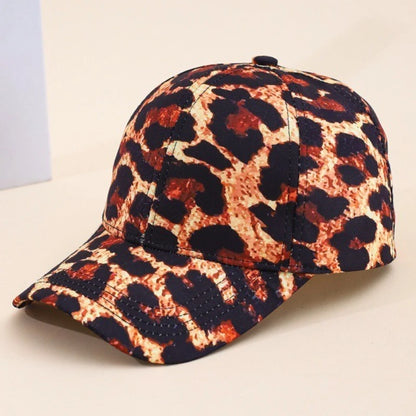 Baseball Caps Leopard Print Adjustable Outdoor Snapback Hat