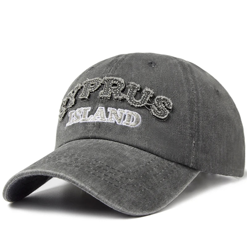 Washing Retro Style Baseball Cap For Men