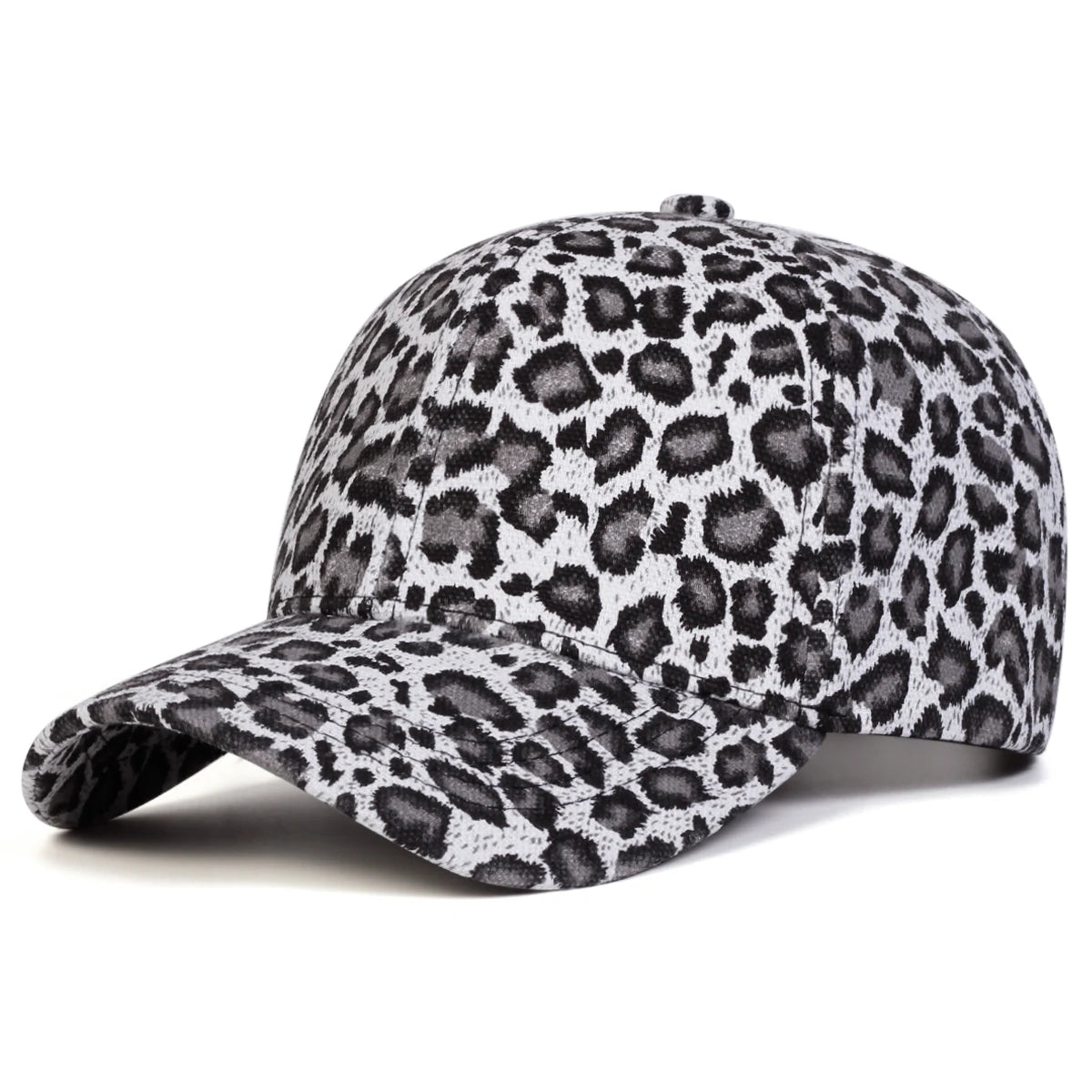 Unisex Light Panel Leopard Print Baseball Caps