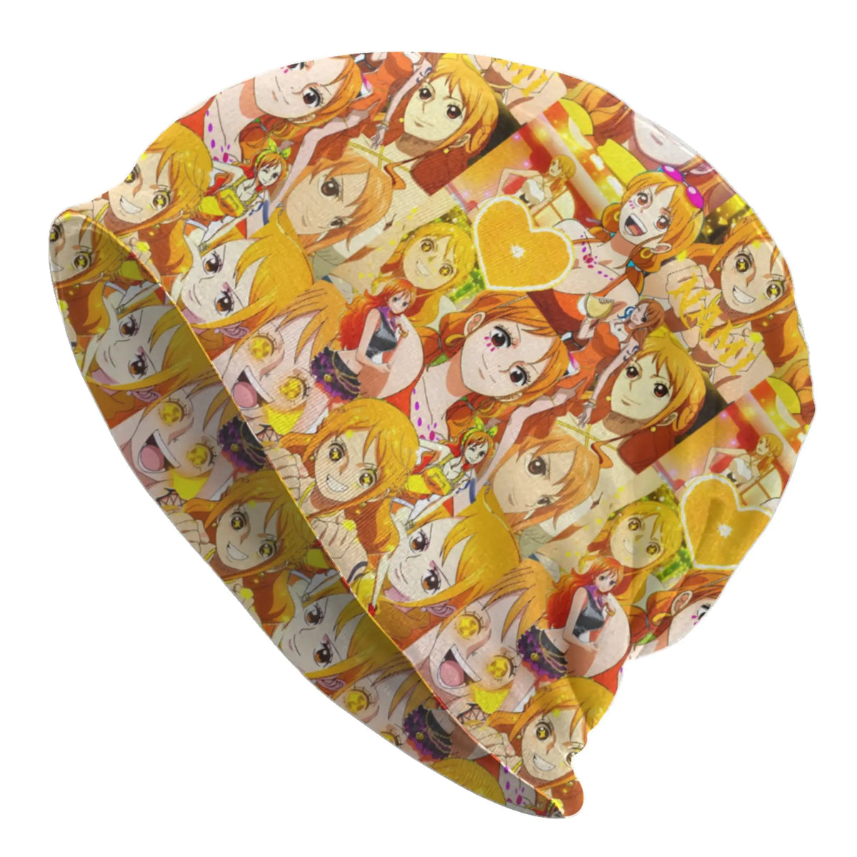 Nami Anime Comic Bonnet Hats  Hip Hop Knit Hat For Women Men