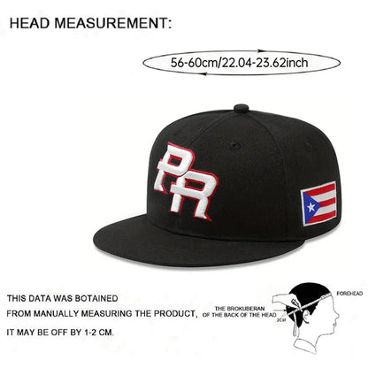 Fashion And Creative New Flat Edge Hat Pr Puerto Rico Side Flag Hip Hop Hat
