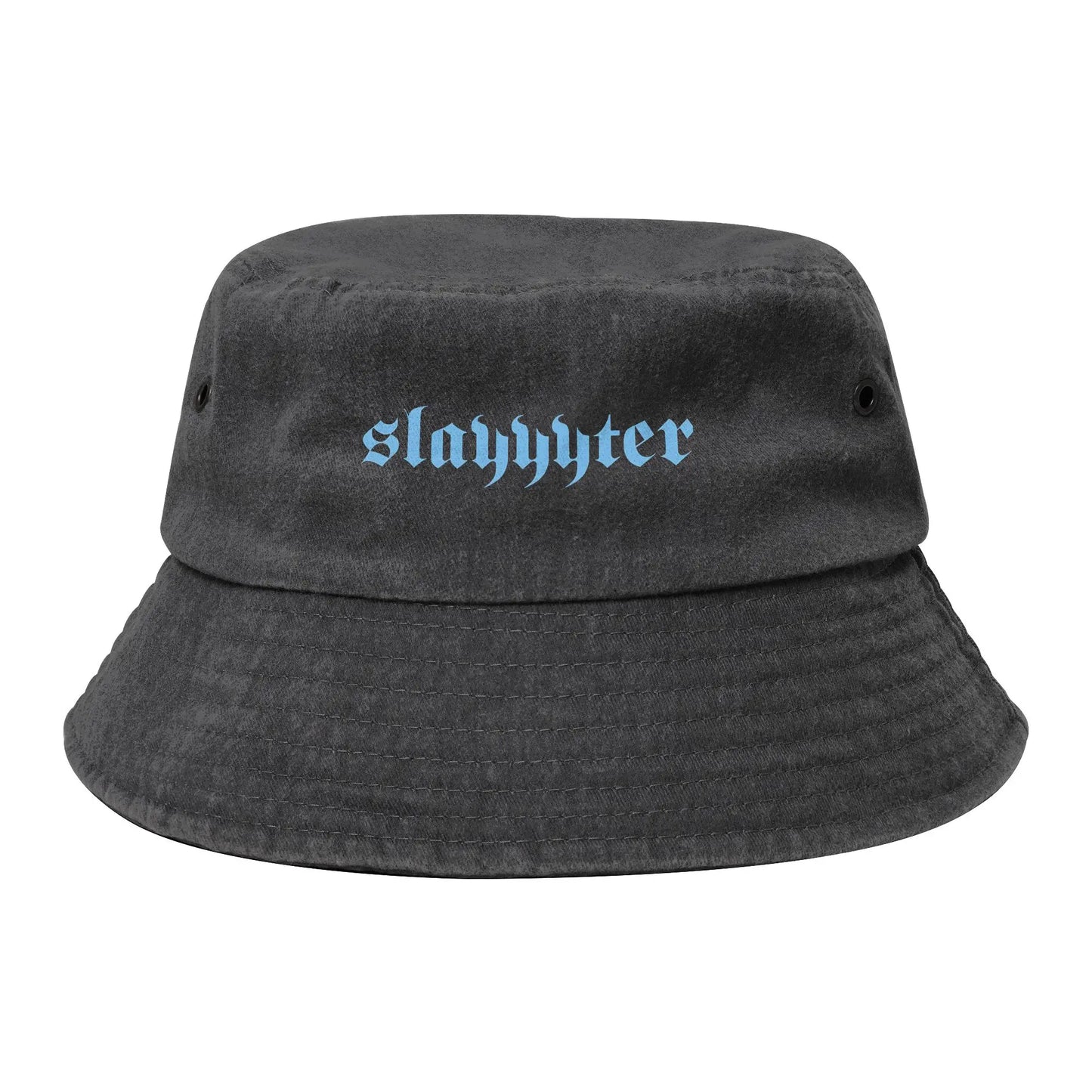 Unisex Distressed Cotton Bucket Hats