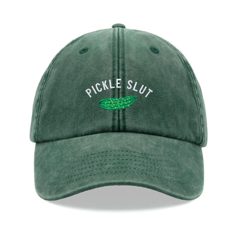 1pc Personality Washed Pickle Slt Baseball Caps for Men