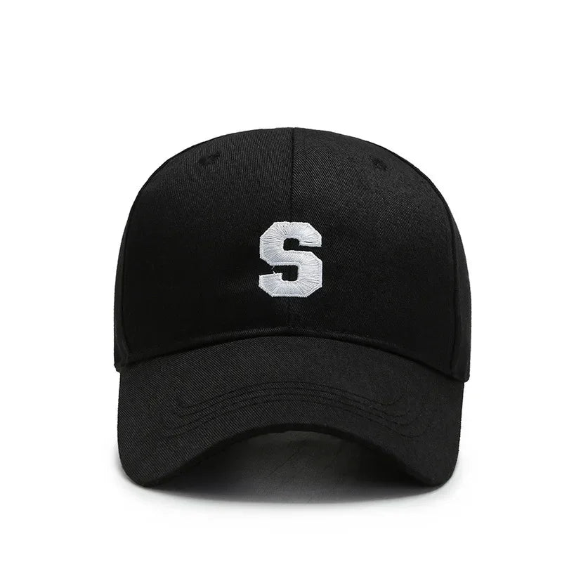 S Embroidery Shade Sunscreen Baseball Cap Outdoor Same Sports Cap Tourism Team Building Baseball Cap