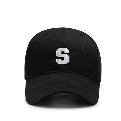 S Embroidery Shade Sunscreen Baseball Cap Outdoor Same Sports Cap Tourism Team Building Baseball Cap