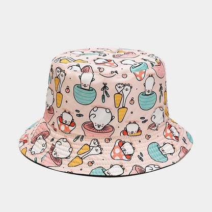 Colorful Print Bucket Hat Panama For Women And Men