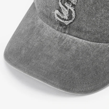 Men Washed Denim Baseball Cap