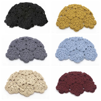 Handmade Crochet Lace Hollow Head Spring And Summer Retro Casual Turban