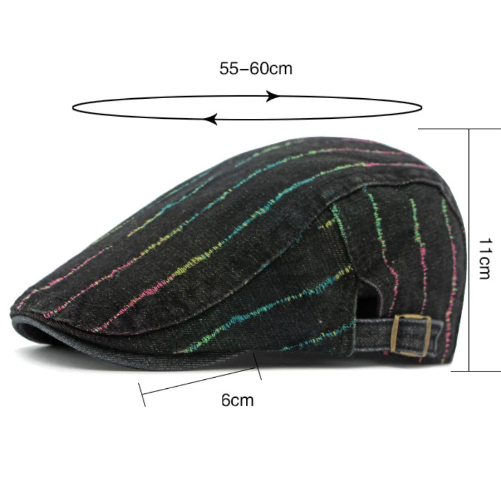 Men Women All Season Cotton Ivy Flat Cap Male Female Adjustable