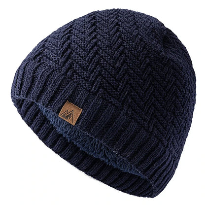 Hot Sale Unisex Peak Labal Winter Hats Fashion Knitted Hats For Men Women