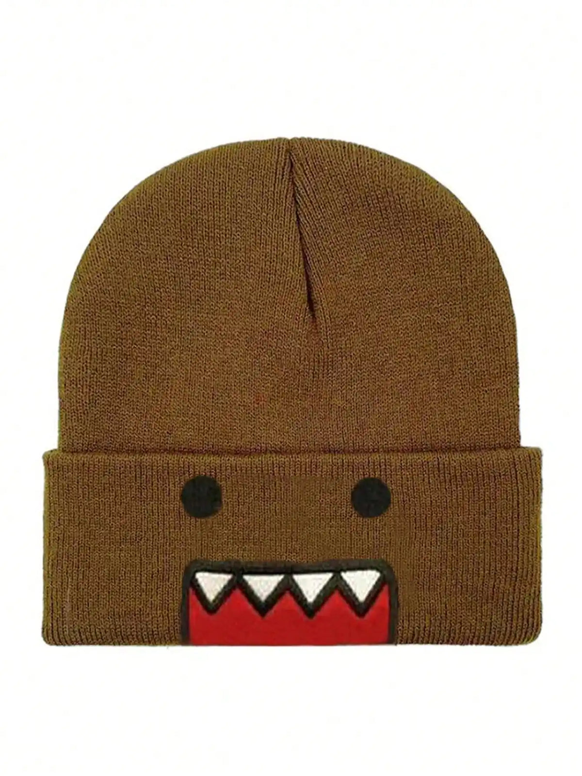 Cartoon Embroidered Knitted Hat Autumn Winter Outdoor