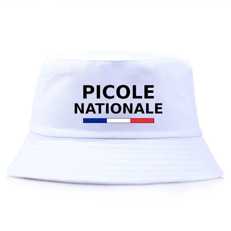 Summer Picole Nationale Bob Man Reversible Bucket Hat Women Cotton Fisherman Cap