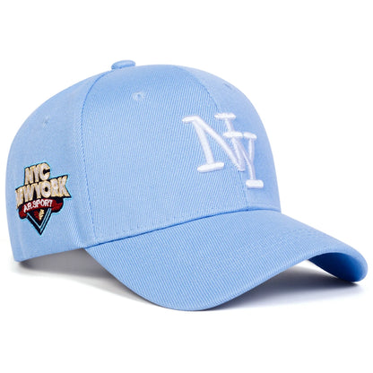 Unisex NY Letter Embroidery Baseball Caps Spring Autumn