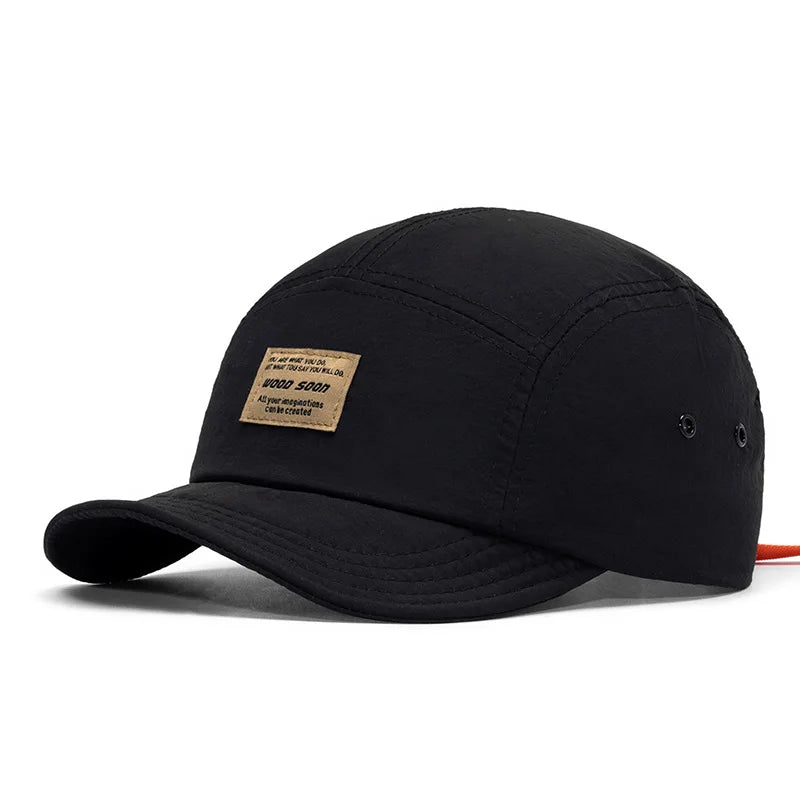 New Japanese Quick Drying Letter Baseball Cap For Men