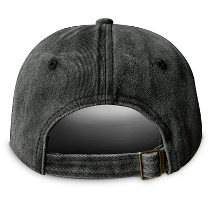 Initial Letter A-Z Print Baseball Cap For Men Women Retro Washed Cotton Dad Hat