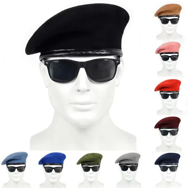 Fashion Ten-Color Solid Color Beret Cap Fashion Casual Hat