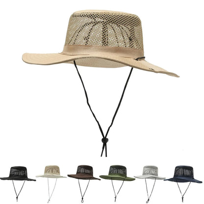 Men's Summer Mesh Breathable Sunscreen Hat Outdoor