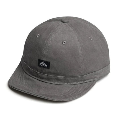 American Vintage Soft Brim Duckbill Cap Workwear Style Short Brim Baseball Cap Street Casual Hat