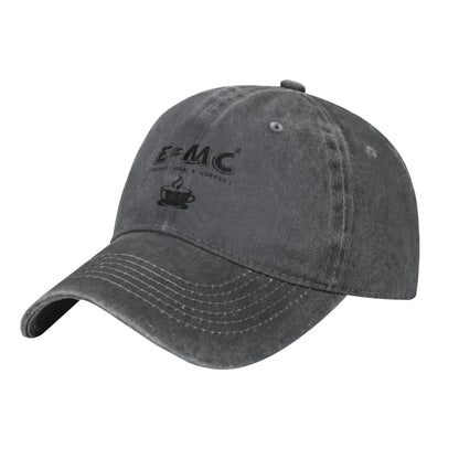 Energy Equals Coffee Baseball Caps