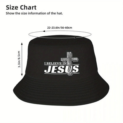 Custom I Believe In  Christ Bucket Hat Men Women
