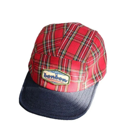 Unisex Visors New Plaid Retro Fashionable Simple