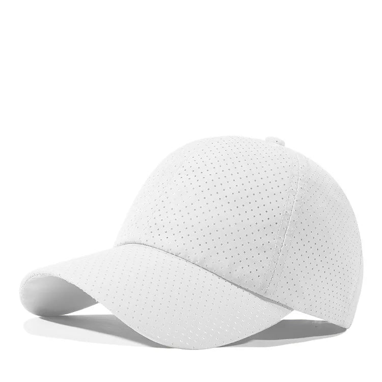 Men's Hat Perforated Mesh Baseball Cap for Women Cycling Sports
