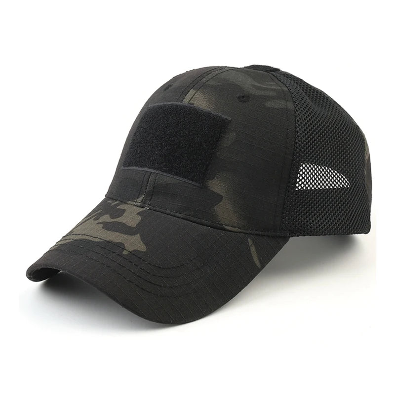 Outdoor Multicam Camouflage Cap Mesh Tactical Airsoft Fishing Hunting Hiking Baseball  Hat