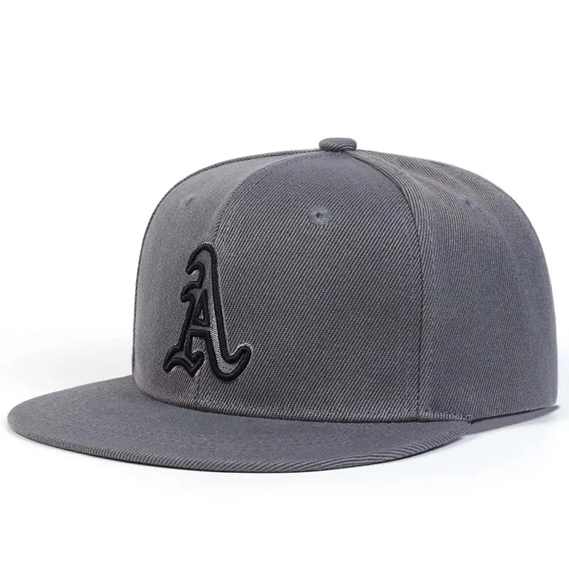 Unisex Gothic Alphabet Embroidery Hip Hop Hats Outdoor