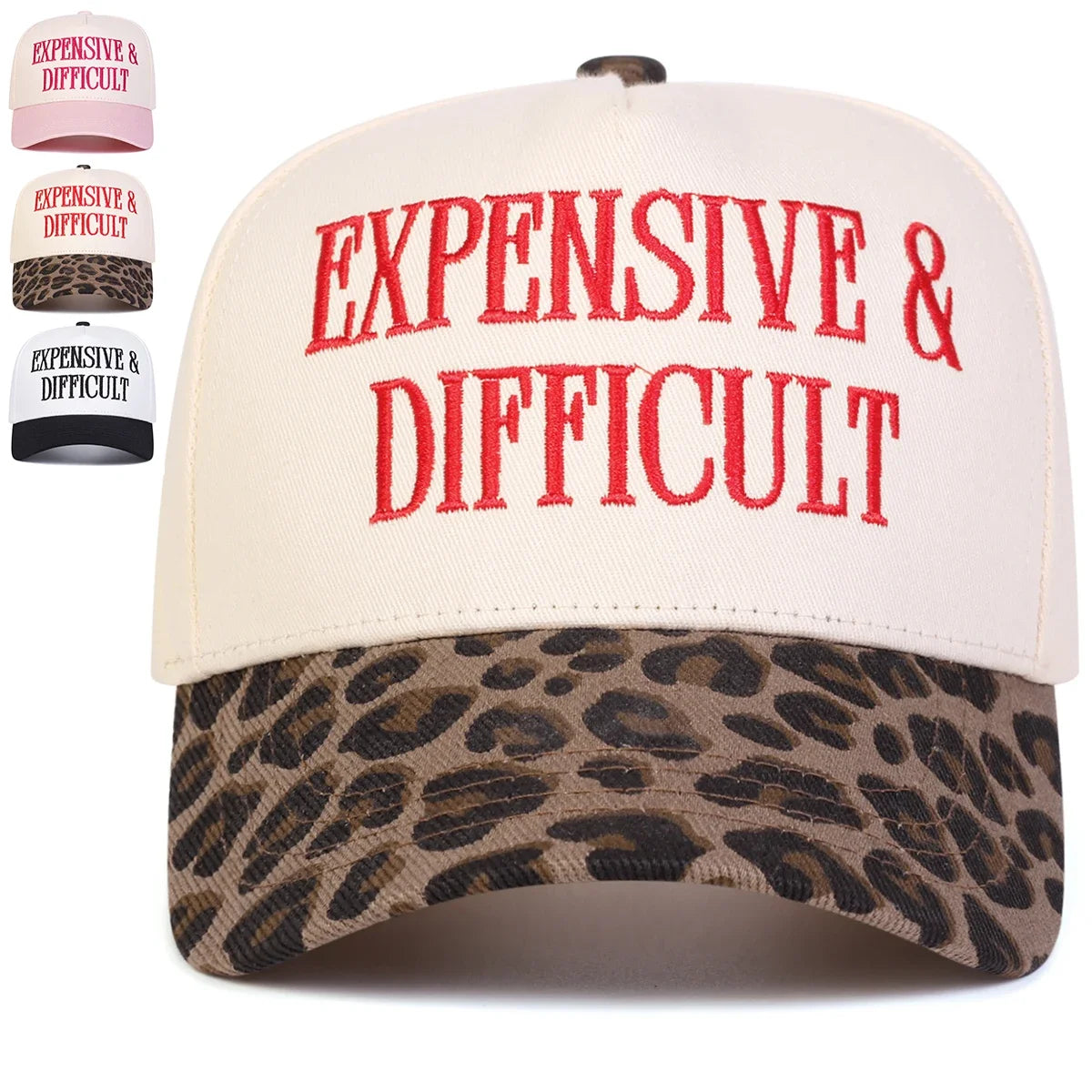 Unisex Expensive Difficul Letter Embroidery Baseball Caps Spring Autumn