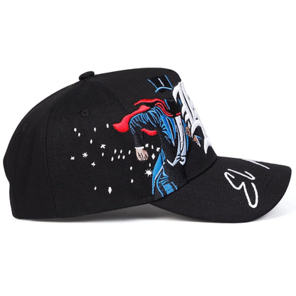 Unisex Gothic LA Magician Embroidery Baseball Caps Spring Autumn