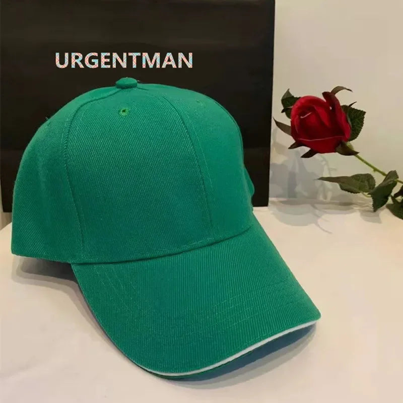 Unisex Cap Casual Acrylic Plain Baseball Cap Adjustable Hats