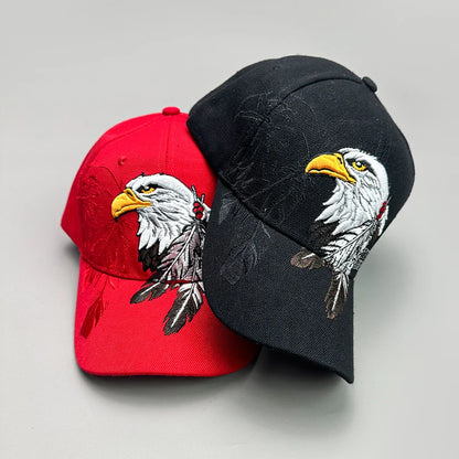 Ear of Wheat Eagle Embroidery Baseball Hats Men Women