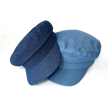 Japanese And Korean Light Denim Casual Duckbill Hat