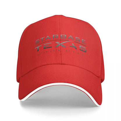 Starbase Texas Boca Chica Art SpaceX Starship Baseball Cap Men
