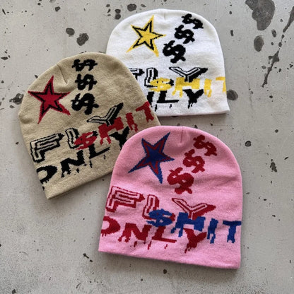 Unisex Jacquard Beanie Hat Outdoor Streetwear