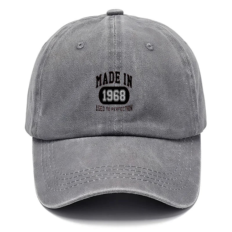 Customize 1968 Vintage Washed Cotton Baseball Cap