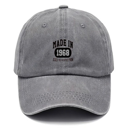 Customize 1968 Vintage Washed Cotton Baseball Cap