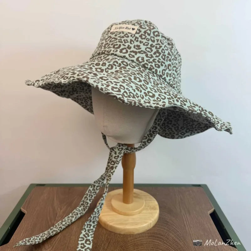 New Fashion Big Brim Long Streamer Bucket Hats