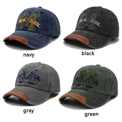 Unisex Vintage Cotton Snapback Caps Men Baseball Cap Hats